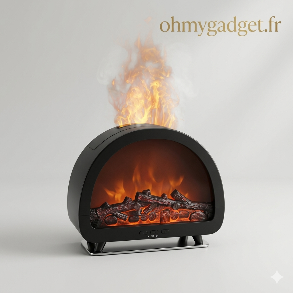 Diffuseur d’Huiles Essentielles – Ambiance Flamme LED | Atmosphère Cocooning & Relaxation