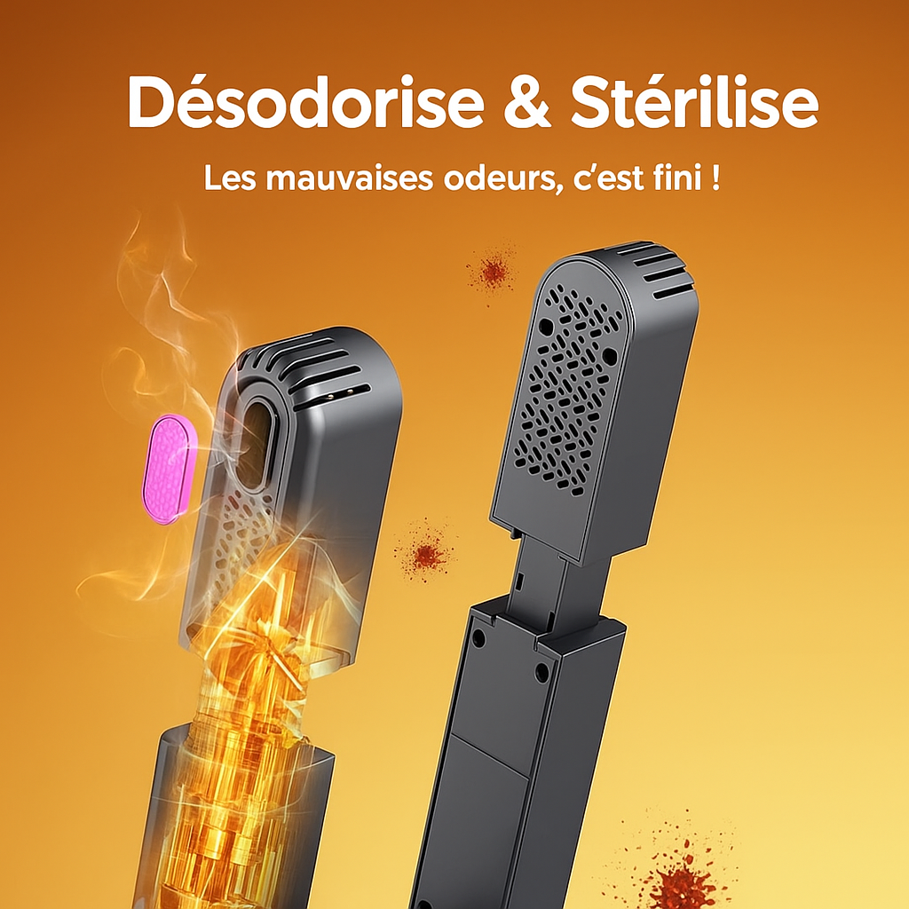 Sécheur de chaussures pliable - Désodorisation & Stérilisation